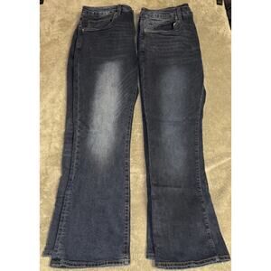 Buffalo David Bitton Jeans Slim Boot King Stretch Blue Men's Size 34 x 30 Lot 2